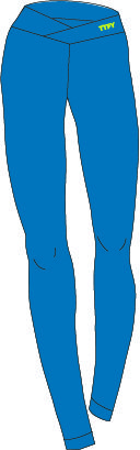 Легинсы для фитнеса Ceara Push-up Azul Legging  TTFY.ru